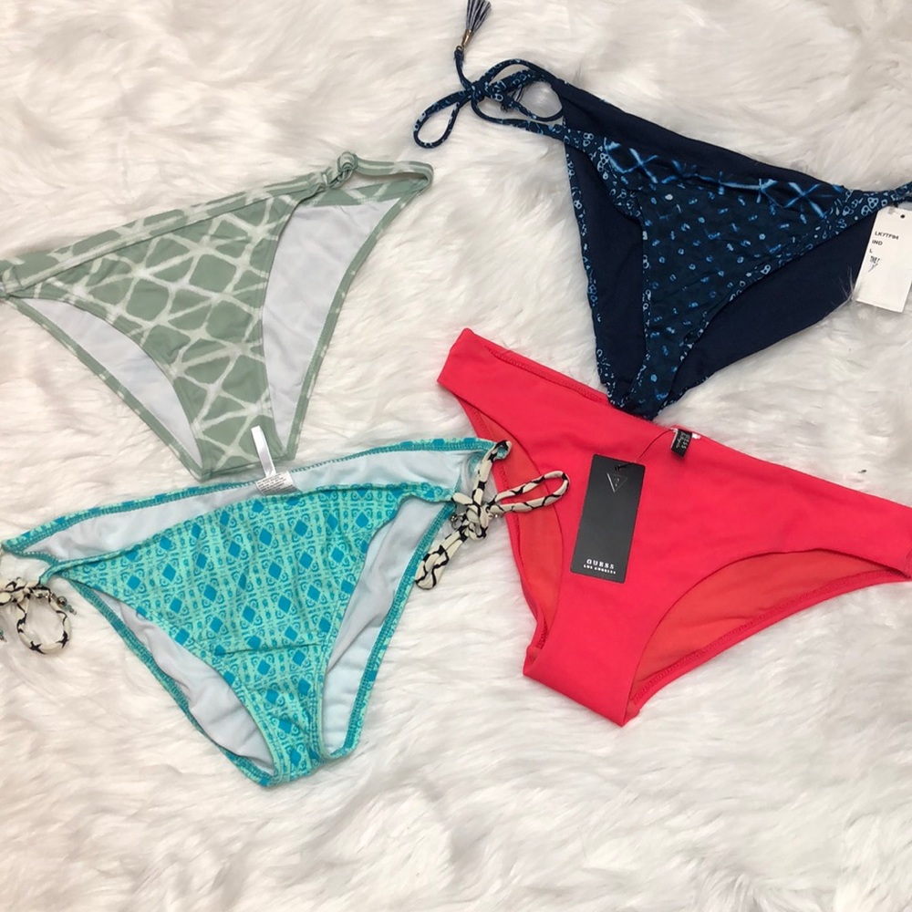 Size large bikini bottom bundle